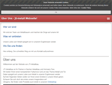Tablet Screenshot of jti-metall.de